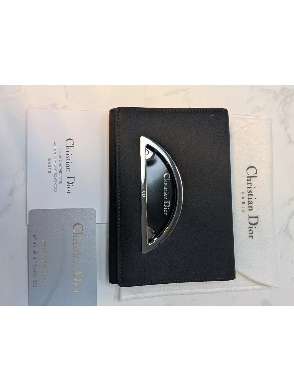 Christian Dior Malice Agenda NOS Black 6 Ring Box Dust Cover COA Authentic